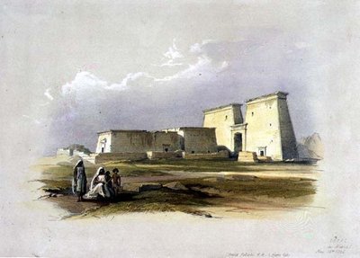 Dakke, fra "Egypt and Nubia", Vol.1 (litho) af David Roberts