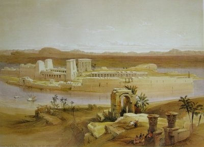David Roberts Tempeløen Philae af David Roberts