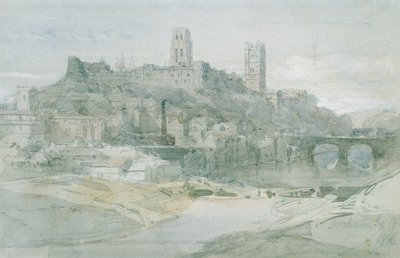 Durham, 1836 af David Roberts
