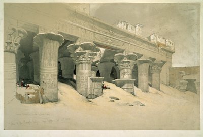 Edfu-templet af David Roberts