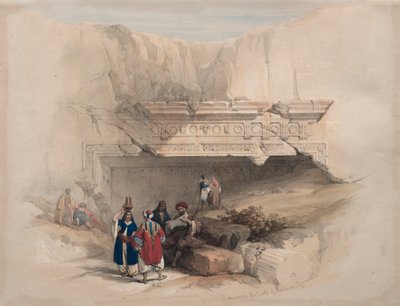 Indgang til Kongernes Grave, Jerusalem af David Roberts