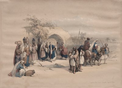 Jomfrufontænen, Nazareth af David Roberts