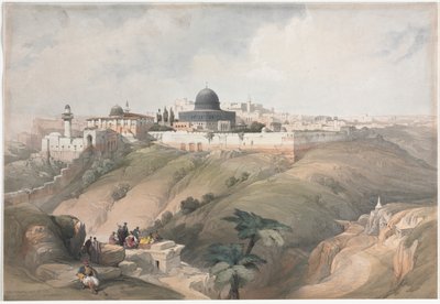 Jerusalem, 1839. af David Roberts