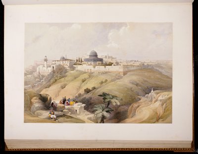 Jerusalem, April 9th 1839, engraved by Louis Haghe, 1843dani af David Roberts