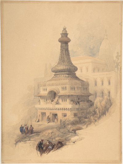 Orientalsk scene af David Roberts