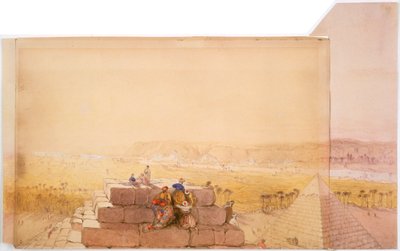 Pyramider, 1800-tallet af David Roberts