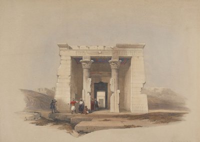 Dendur-templet, Nubien af David Roberts