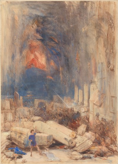 Pompejis undergang af David Roberts