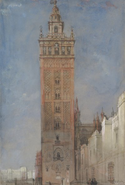 Giralda, Sevilla, 1833. af David Roberts