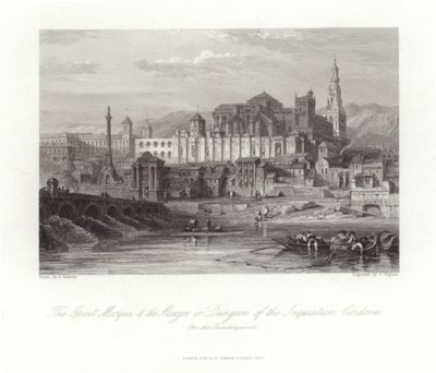 Den store moské og Alcazar af David Roberts