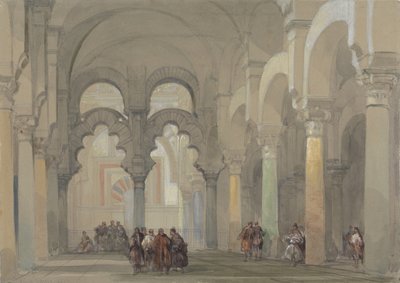 Moskeen i Córdoba af David Roberts