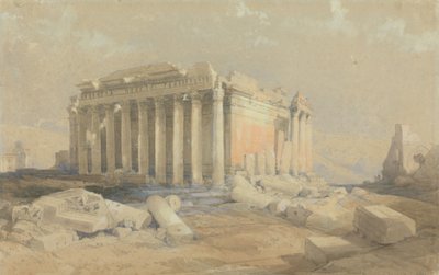 Baalbek-templet af David Roberts