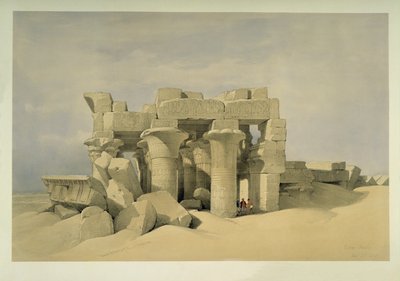 Templet ved Kom Ombo af David Roberts