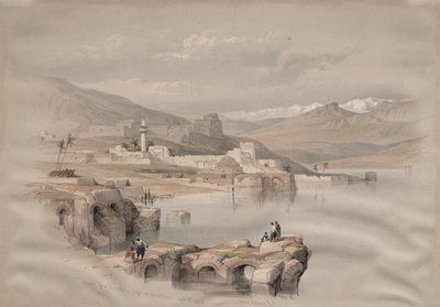 Tiberias, fra Murene, Sikkerhed i det fjerne af David Roberts