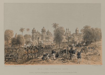 The Secunder Bagh, Lucknow af David Scott Lieutenant Colonel (after) Dodgson