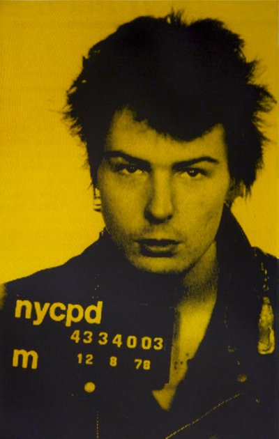 Sid Vicious II (silketryk på papir) af David Studwell