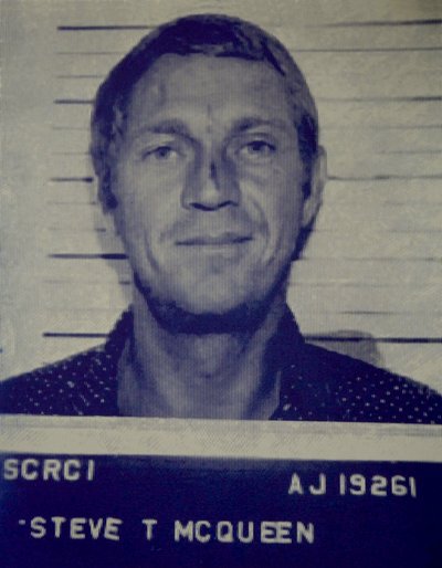 Steve McQueen I (silketryk) af David Studwell