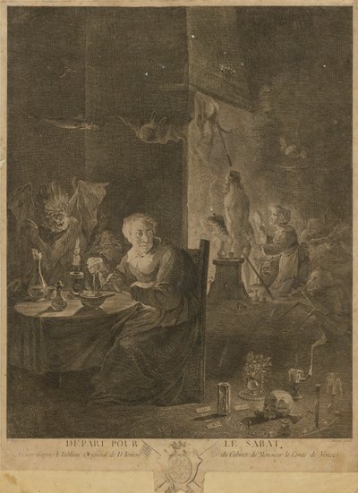 Afgang til Sabat af David Teniers