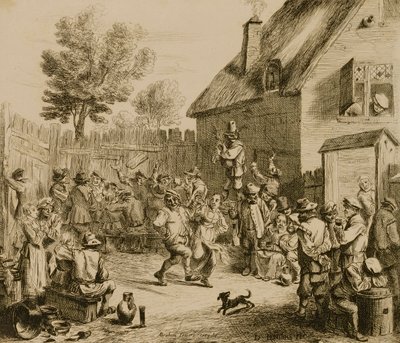 Bryllupsfestival af David Teniers