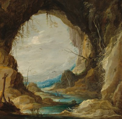 Udsigt fra en grotte, begyndelsen af 1630