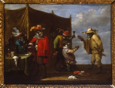 Singeri af David Teniers the Younger