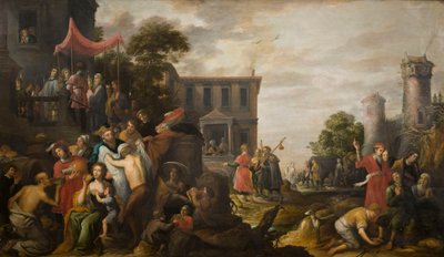 De syv barmhjertighedsværker, 1637. af David Teniers the Elder