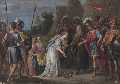 Armida før Godfrey af Bouillon, 16281630 af David Teniers the Younger