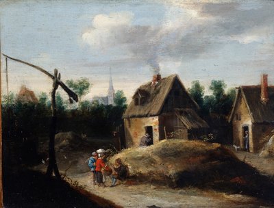 Landskab, 1600-tallet af David Teniers the Younger