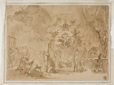 Scene for hekseri og djævledyrkelse af David Teniers the Younger