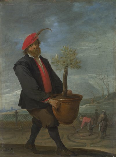 Spring Fra serien De fire årstider, ca. 1644 af David Teniers the Younger