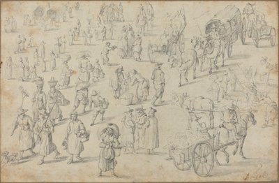 Undersøgelser af markedstal af David Teniers the Younger