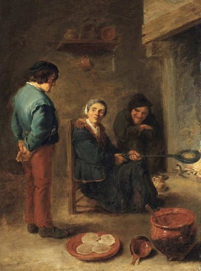 Pandekagebageren af David Teniers the Younger