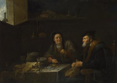 Lignelsen om den rige tåbe, 1648 af David Teniers the Younger