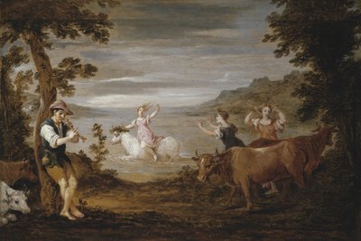 Voldtægten af Europa af David Teniers the Younger