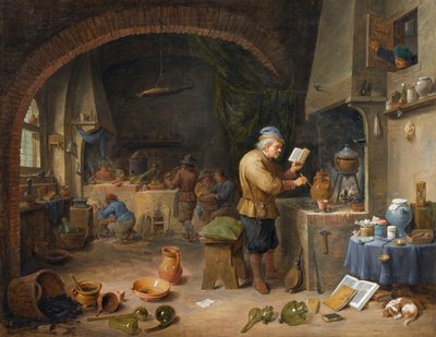Alkymisten af David Teniers the Younger