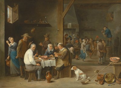 Skinke-middagen af David Teniers the Younger