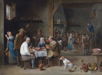 Skinke-middagen af David Teniers the Younger