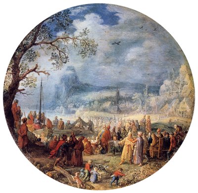 Kristi prædiken ved Genezareth-søen, 1623. af David Vinckboons