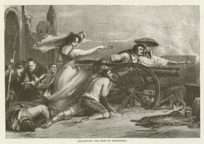 Augustina, tjenestepigen i Saragossa af David Wilkie