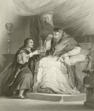 Velkommen til Cellini og paven af David Wilkie