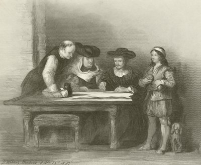 Columbus ved klosteret La Rabida af David Wilkie