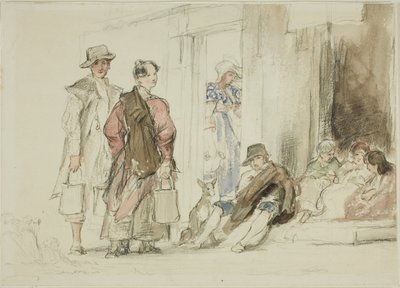 Figurer nær døråbningen af David Wilkie