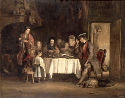 Grace Before Meat, 1839 af David Wilkie