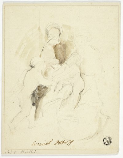 Den hellige familie i Escorial af David Wilkie