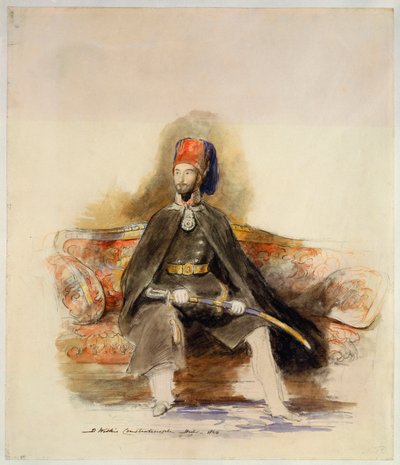 Portrait of Abd-Ul-Mejid, Sultan of Turkey, 1840dani af David Wilkie