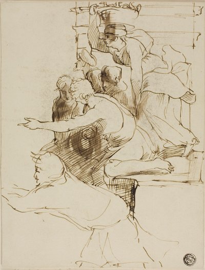 Skitse fra Escurial af David Wilkie