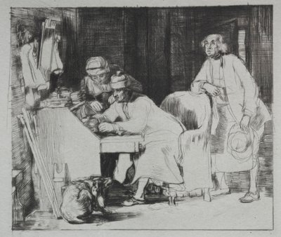 Den tabte kvittering, 1824. af David Wilkie