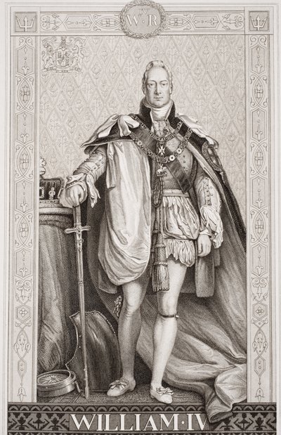 William IV (1765-1837) fra `Illustrationer af engelsk og skotsk historie