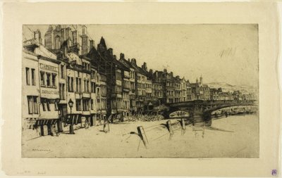 Dinant, tallerken ni fra det belgiske sæt af David Young Cameron