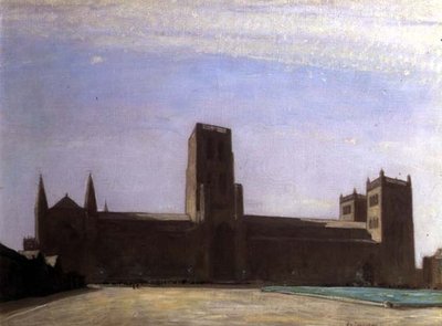 Durham Cathedral (olie på lærred) af David Young Cameron
